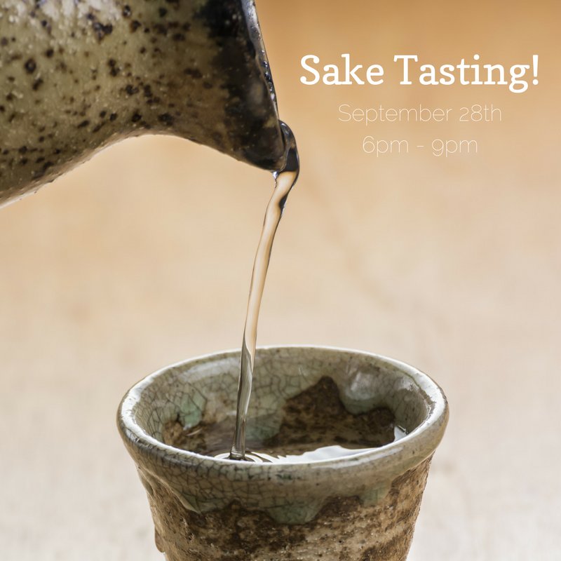 We are hosting a #saketasting🍶! Learn the benefits of Sake vs. Wine for your oral health. *MUST RSVP TO ATTEND. bit.ly/2hdFc6S