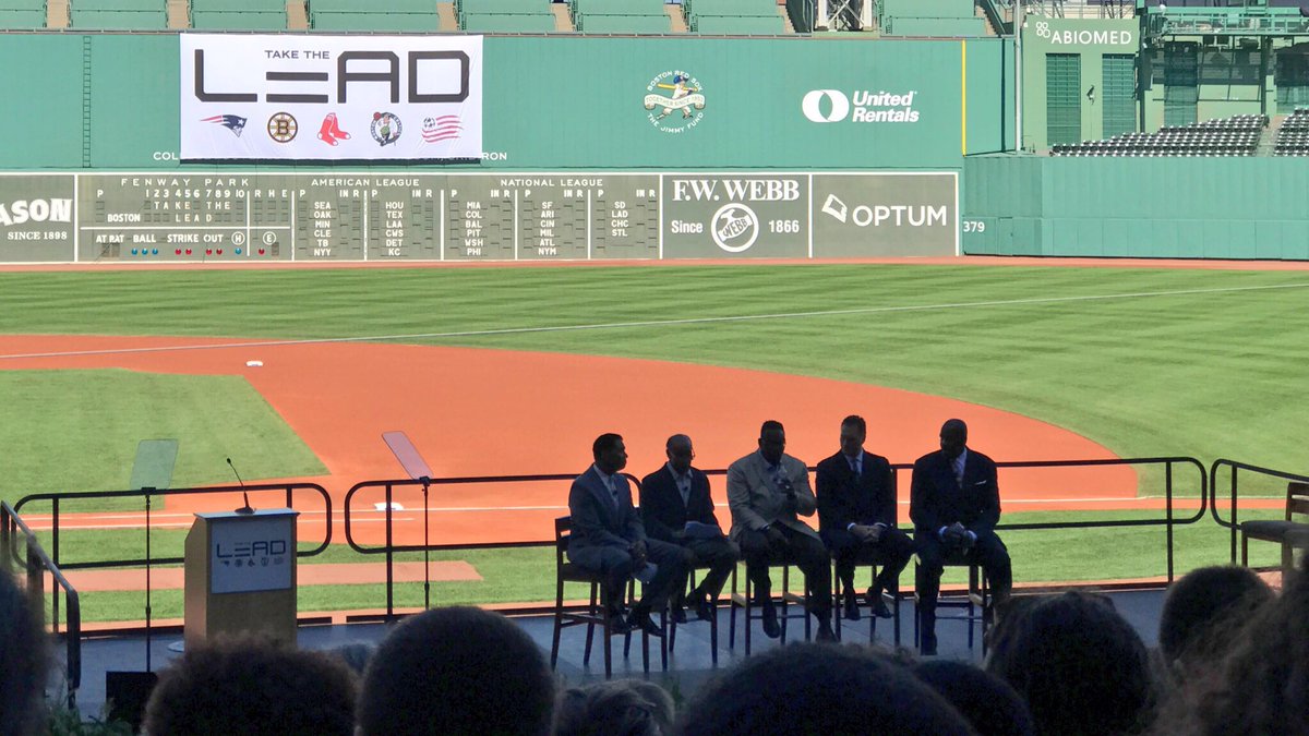 RedSox's tweet image. Today the Boston sports community is coming together for an open discussion on racism and hate speech. #TakeTheLead