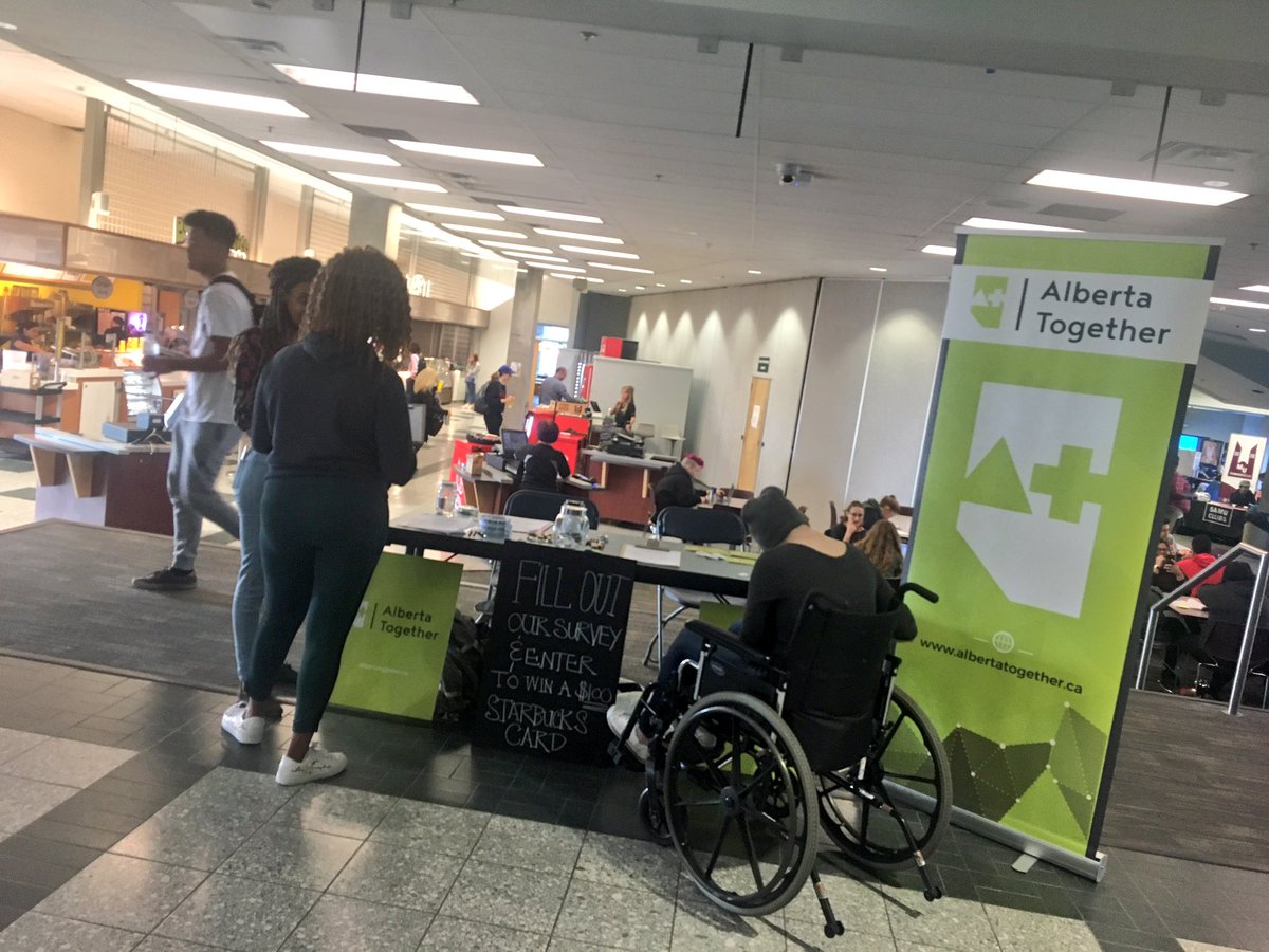 katherineoneill's tweet photo. Beautiful morning @MacEwanU! Come visit our #abtogether table in the SAM Centre. #macewanu #abpse #atcampustour https://t.co/Fyjb3ktdff