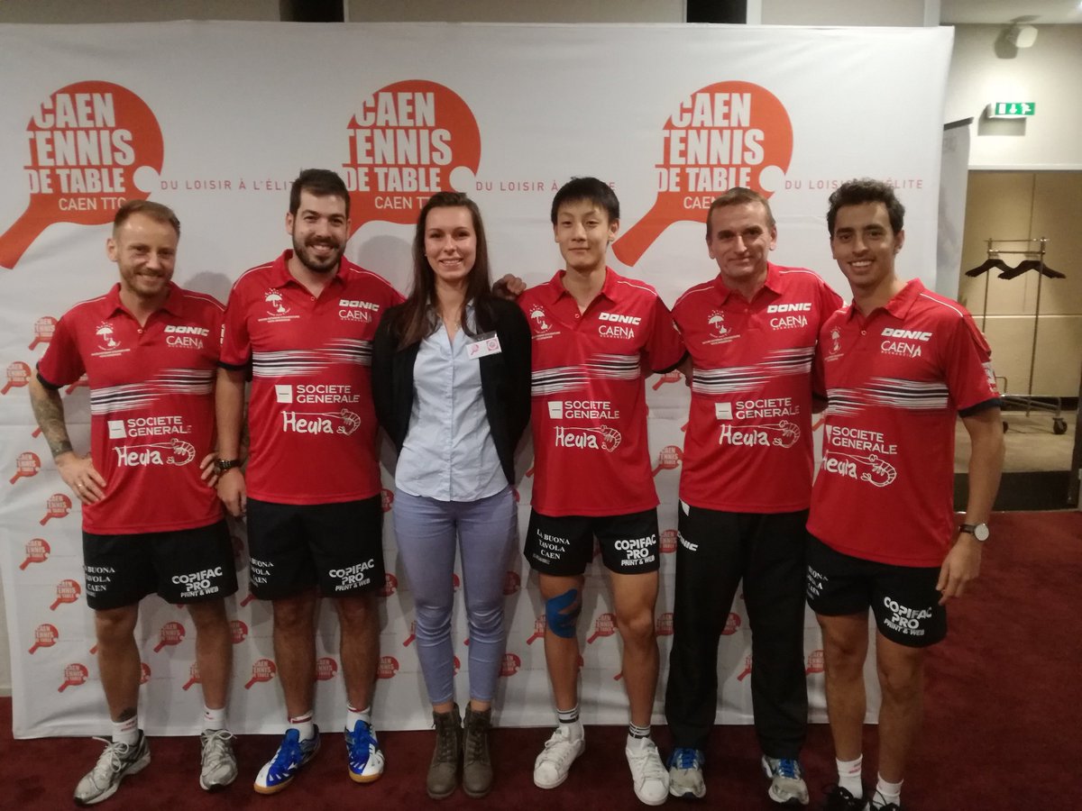 Le <a href="/CFASportNdie/">CFA Sport Normandie</a> était présent à la soirée de #présentation du <a href="/CaenTTC/">CAEN Tennis de Table</a> en tant que #partenaire ! #CFANormandie #Partenariat