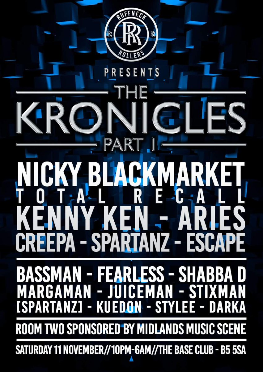 midsmusicscene's tweet photo. #RuffneckRollers #TheKronicles #DnB #Brum https://t.co/fZHIGh5OqZ