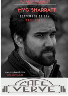 Special music concert tonight with Myc Sharratt