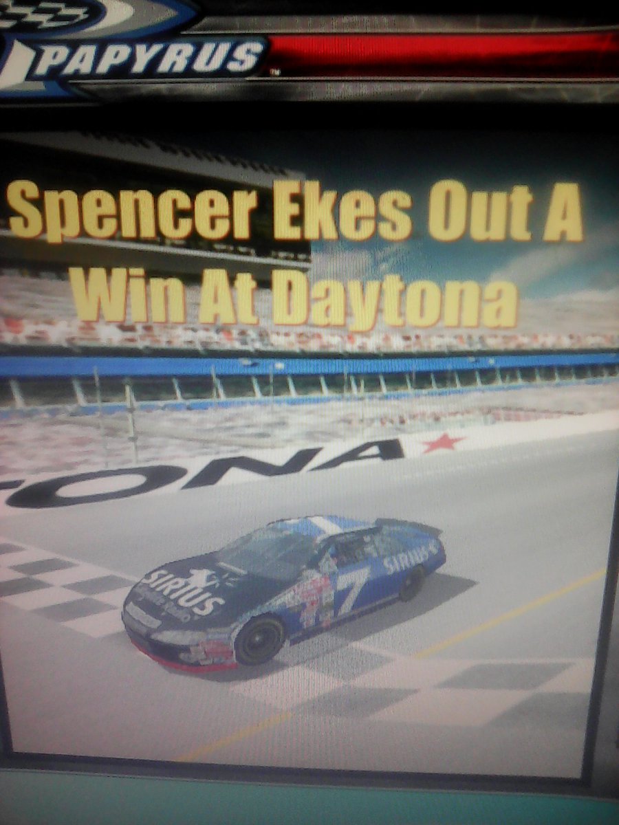 JimmySpencer41's tweet photo. Cuando gané las 500 #NascarXFox https://t.co/ITR7Ce8k1Q