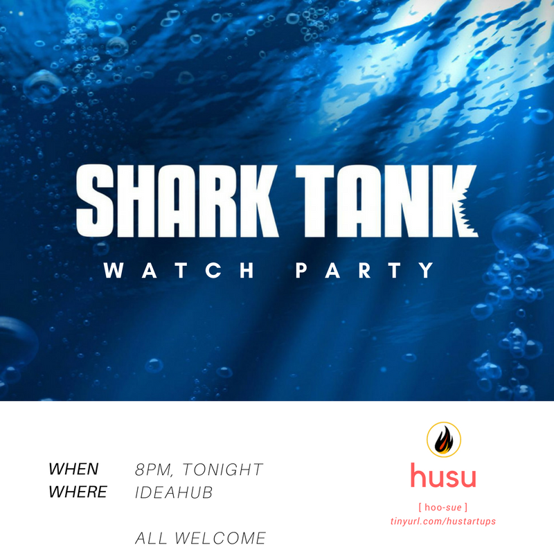 HofstraStartUps's tweet photo. Shark Tank Watch party tonight! Everyone is invited! 
When - 8:00 PM 
Where - IdeaHUb (2nd Floor Axinn Library) https://t.co/tWlzROgg3R