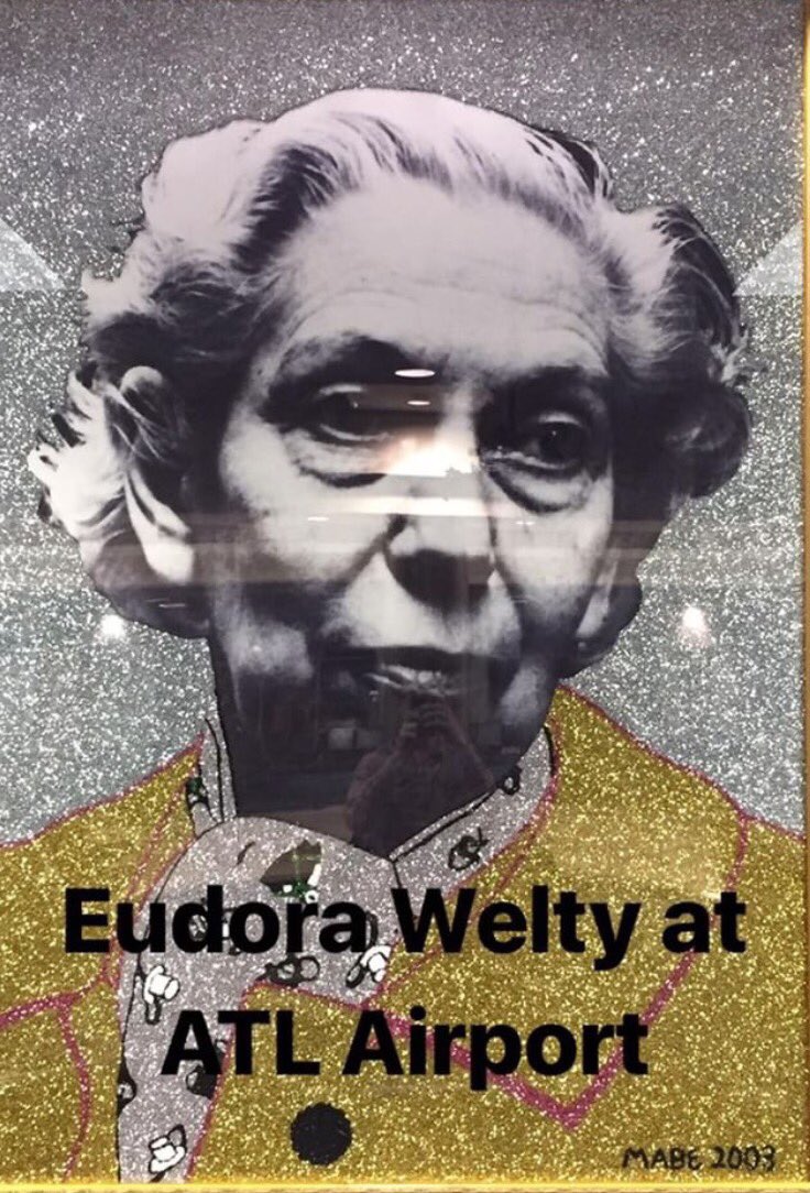 Belhaven's own featured at the ATL airport.  #EudoraTheLegend #BelhavenCulture #HistoricBelhaven