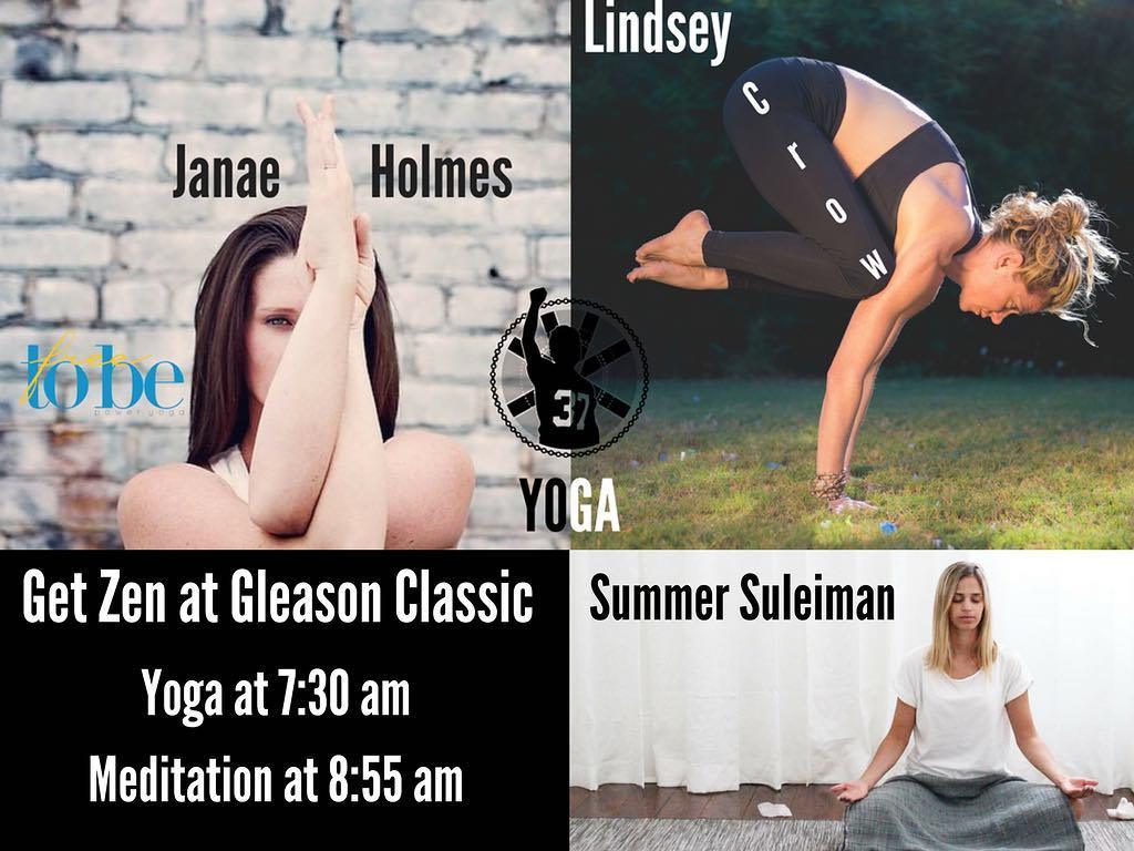 Looking forward to the yoga and meditation at the @teamgleason Classice with <a href="/holmesjanae/">holmesjanae</a>  @crow_asana and <a href="/summer/">summer</a>… ift.tt/2xFALte