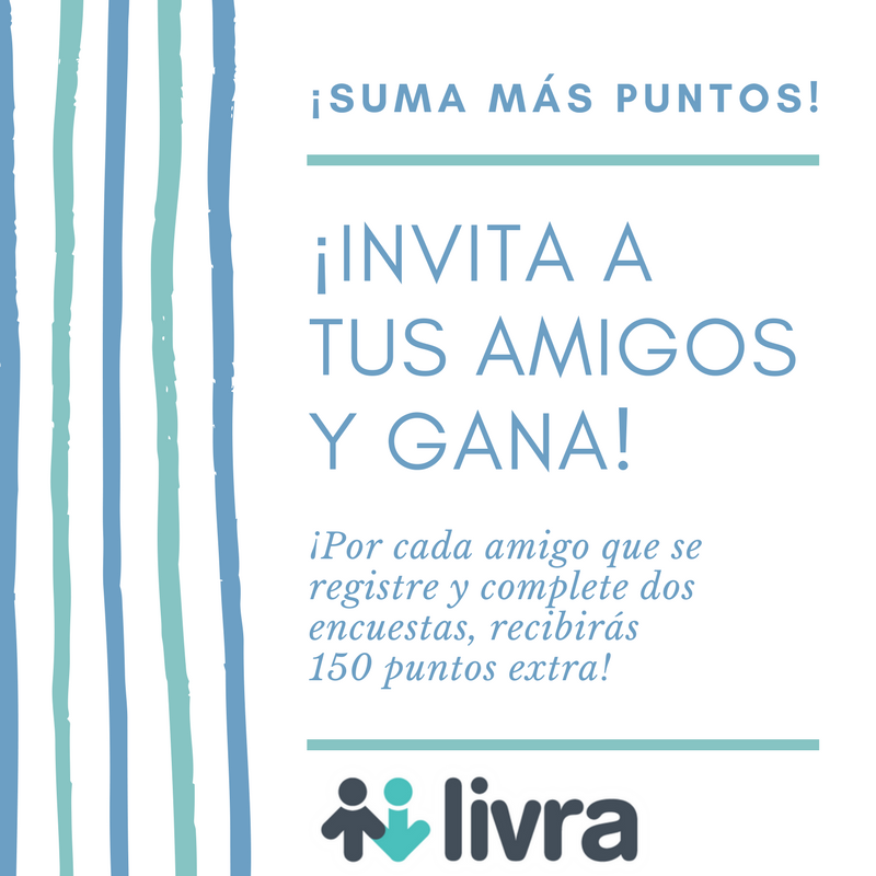 ¿Sabías que en Livra puedes ganar puntos por los amigos que invites y se registren? Conoce más aquí: budurl.me/GanaConTusRefe…