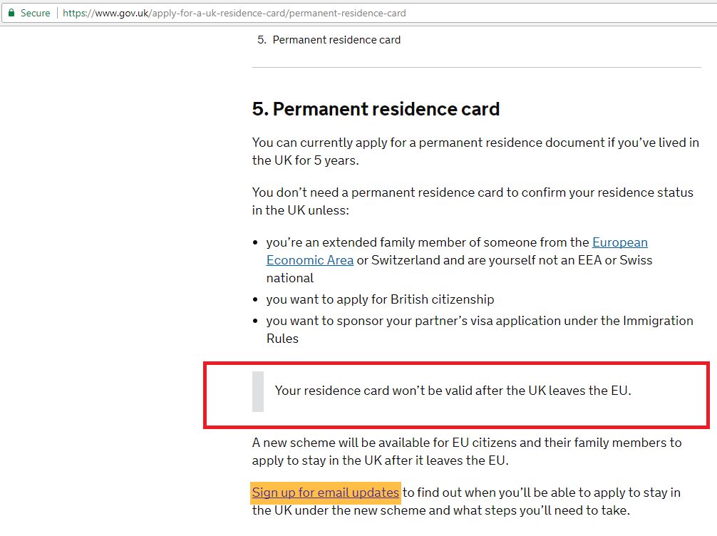 PRIDESolidarity's tweet image. Pokergame over, now outright #fraud by receiving #ApplicationFees fr #EU nationals when #PermanentResidence  cards R not valid after #Brexit