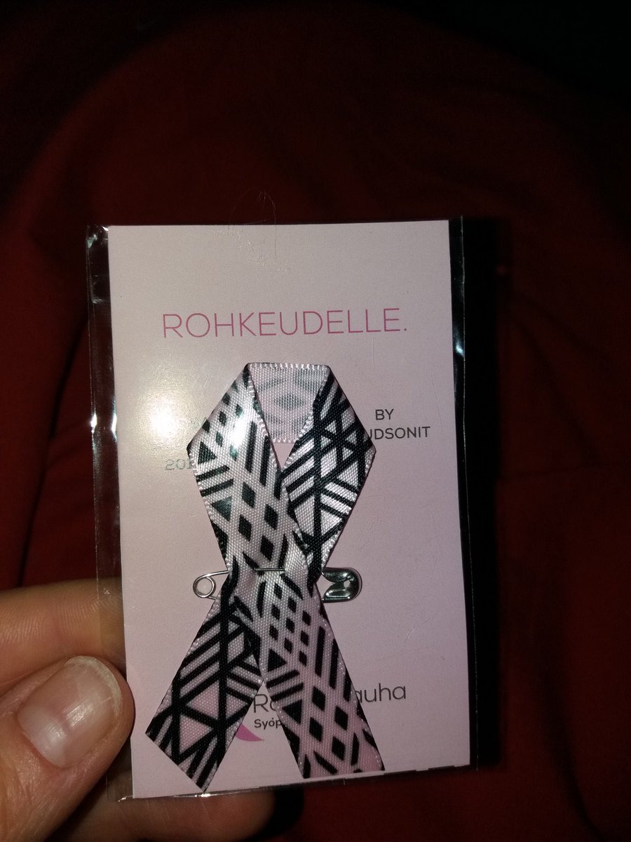 SatuWikholm's tweet photo. @Duudsonit #rohkeudelle #Roosanauha2017 #duudsonit #thinkpink #kiitos https://t.co/jOlWUCWBjD