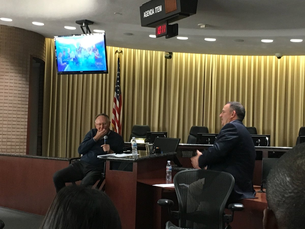 JuddLillestrand's tweet photo. I really enjoyed Jack Dangermond of @Esri this AM. Especially his thoughts living a life of service and being all-in. #Riversidestartupweek https://t.co/2tfgsju6ed