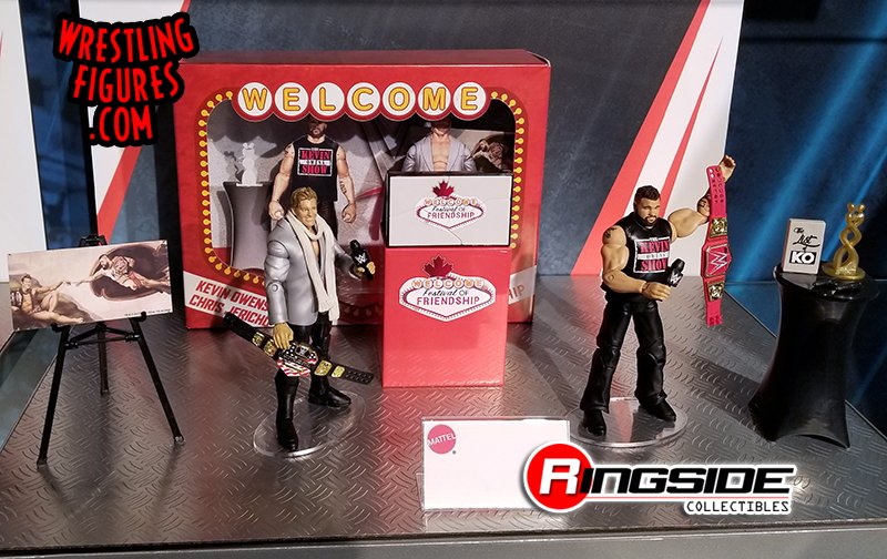 Collectible Action figures Kevin Owens Chris Jericho WWE Elite Moments
