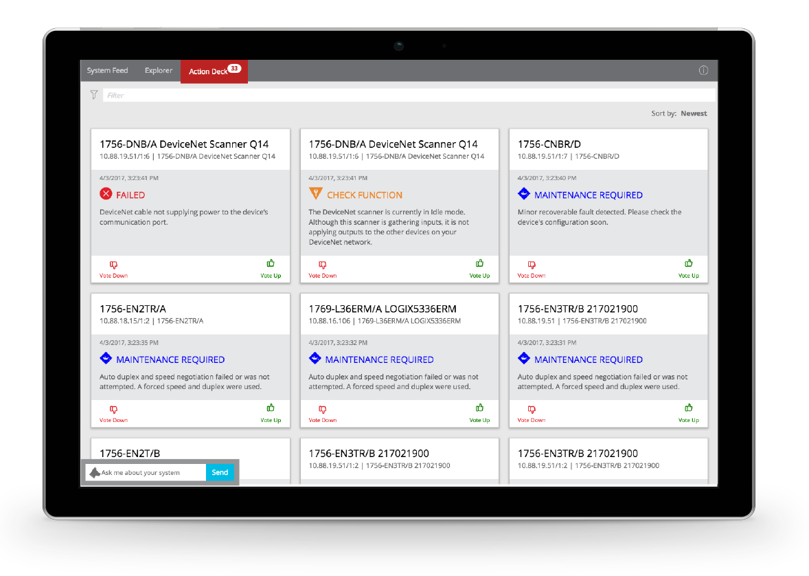 project_shelby's tweet photo. Use the action deck to swipe left or right on items to determine their importance #mobile #iiot #AskShelby https://t.co/VTEHme4Cxc https://t.co/GgHwwT8Ucl