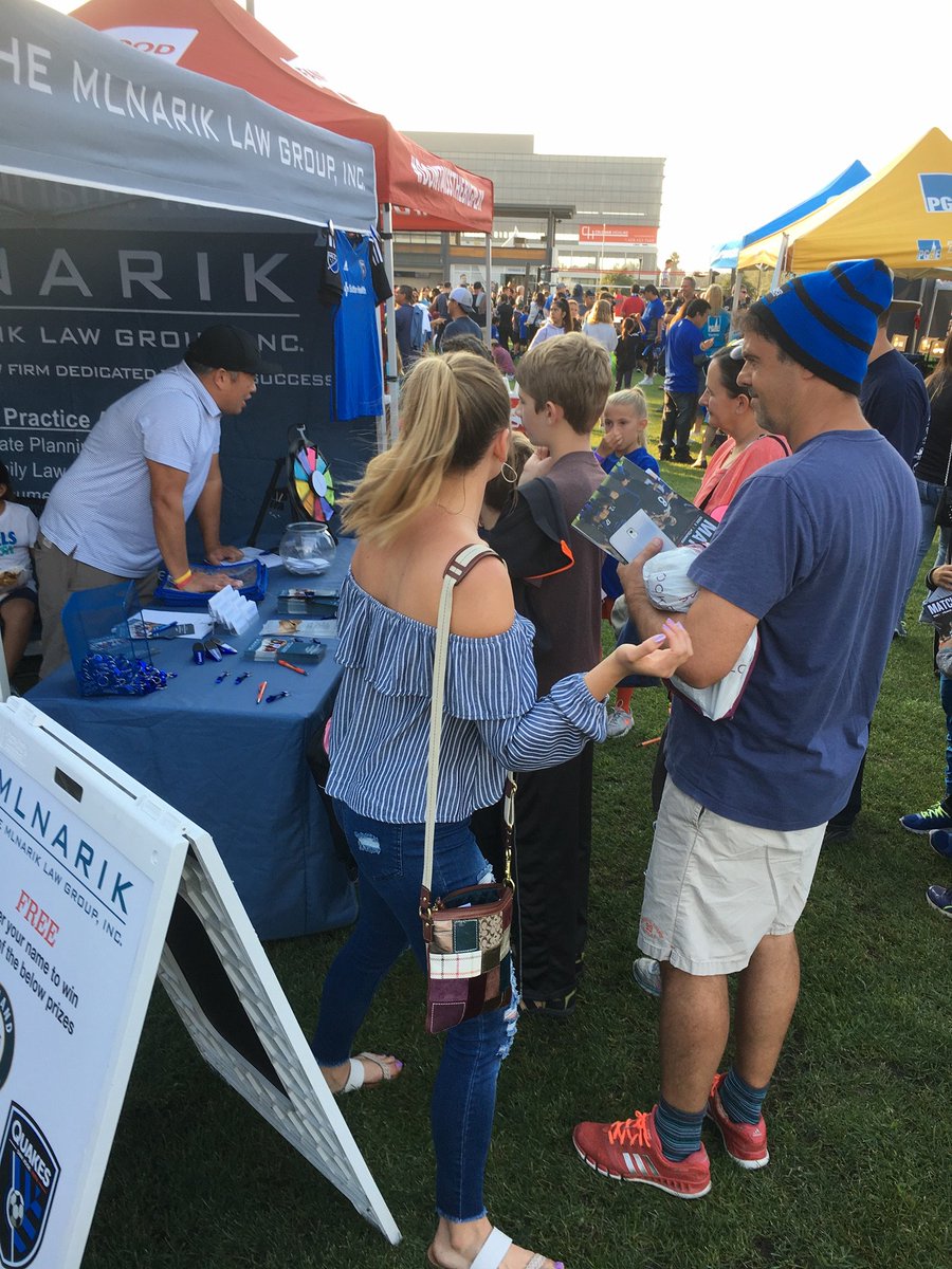 Our staff chatting with <a href="/SJEarthquakes/">San Jose Earthquakes</a> fans before the team's victory over Houston Dynamo #TBT