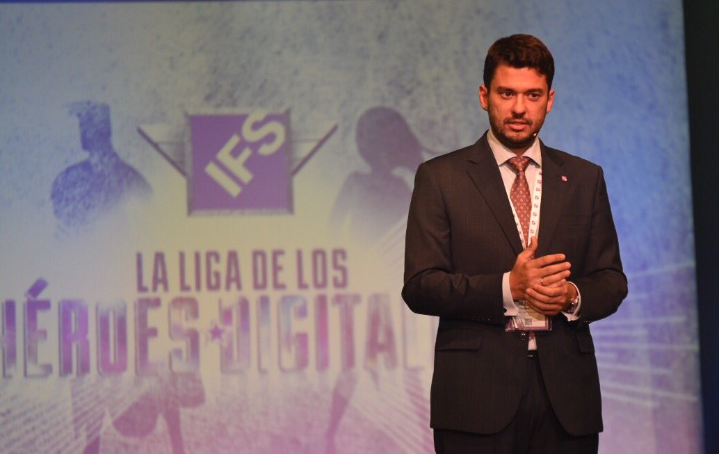 garpress's tweet photo. Gustavo Brito de @IFS_Iberica #IFSheroesdigitales @ComputerworldES https://t.co/x26gRthuFf