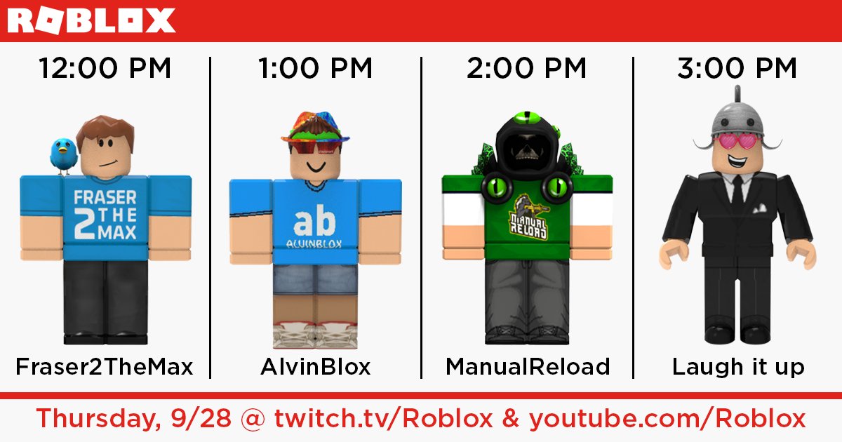 Roblox on X: This Tues-Thurs, our guest streamers will blow you away!  Watch and play with these superstars on the #Roblox Twitch and   channels!  / X