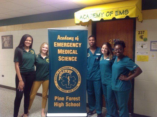 It's professional dress day for the AOEMS in the Forest! #futurehealthleaders