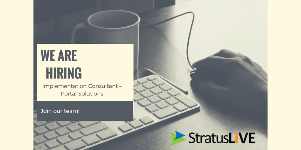 StratusLIVE's tweet image. We're Hiring! Are you our new Implementation Consultant? Read the job description and apply here: buff.ly/2ywci99 #hiring #nptech