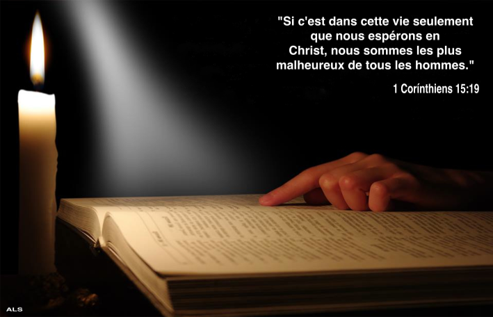 andreciaf's tweet photo. Si c'est dans cette vie seulement que nous espérons en Christ, nous sommes les plus malheureux de tous les hommes.
1 Corinthiens 15:19 https://t.co/1cHy54hNci