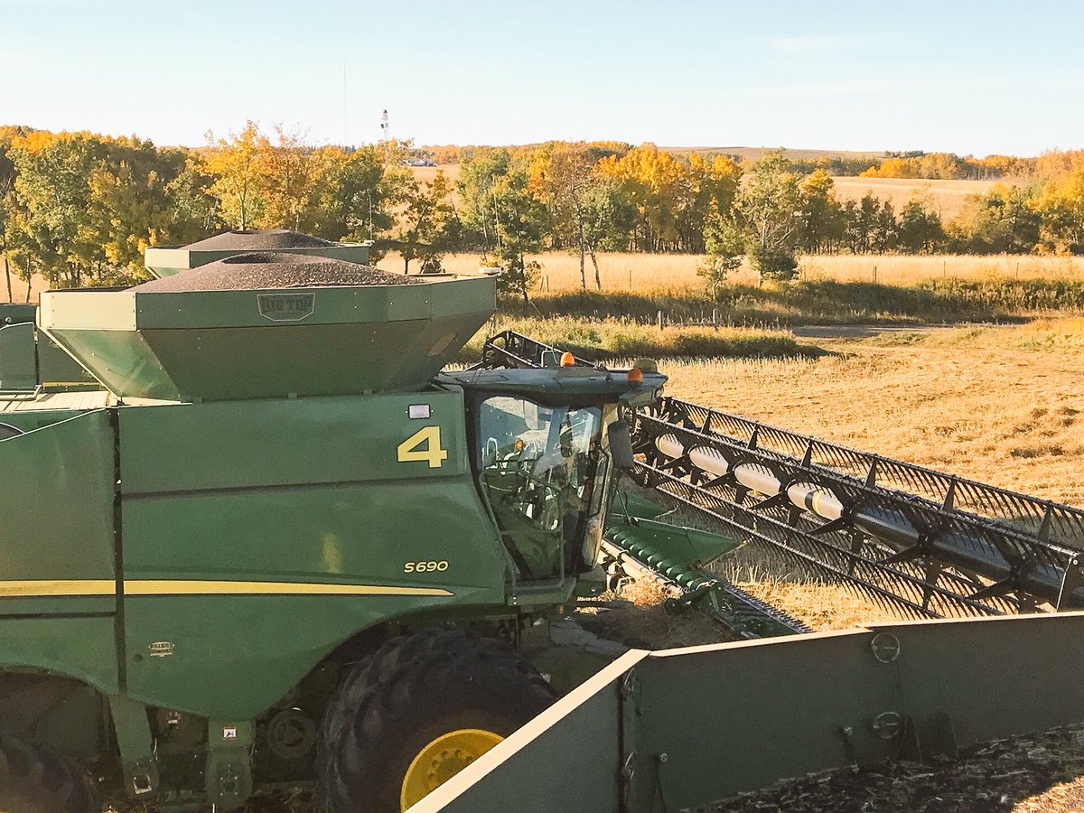 farmfal2016's tweet photo. Extracting Both kinds of Alberta black gold in close vicinity #oilsofAlberta #harvest2017 https://t.co/5SW1kJ34U8