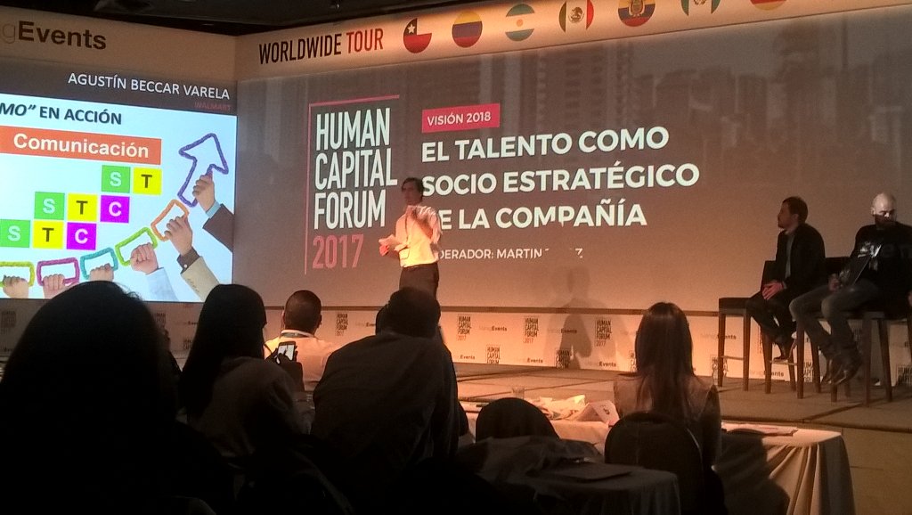 #WALL-MART  en el #HumanCapitalForum
#AgustínBeccarVarela CEO de Argentina @ManagEvents 
'8vo  empleador más Grande
