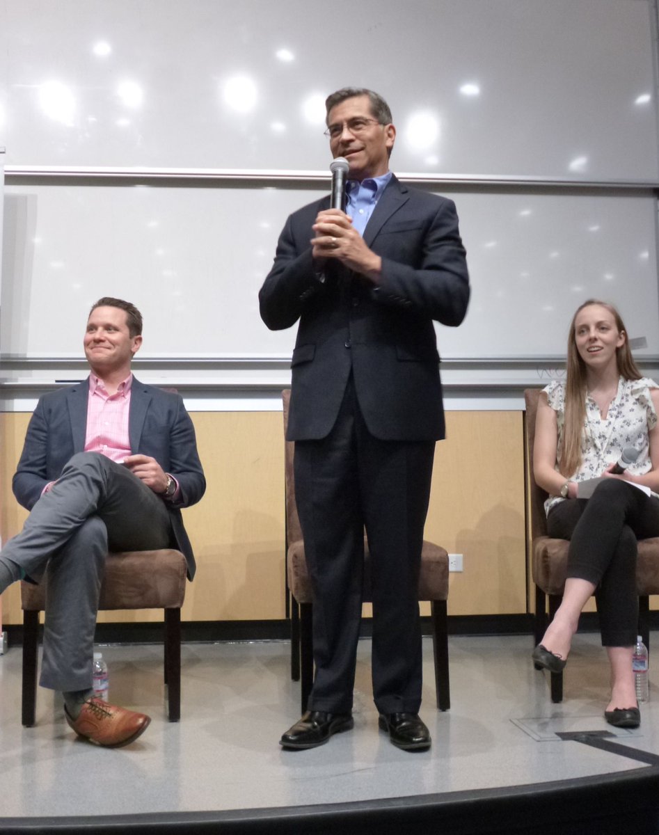 CA Attorney General Xavier Becerra (<a href="/AGBecerra/">Archive - Attorney General Becerra</a>) ’80, JD ’84, at Stanford yesterday, discussing work to safeguard rights of all Californians