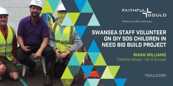keelincox's tweet photo. Our @fgouldconnect Swansea staff #volunteer on BBC's DIY SOS Children in Need big build project #insidefgould https://t.co/cdhs72kriu https://t.co/5ij7H7W0Fp