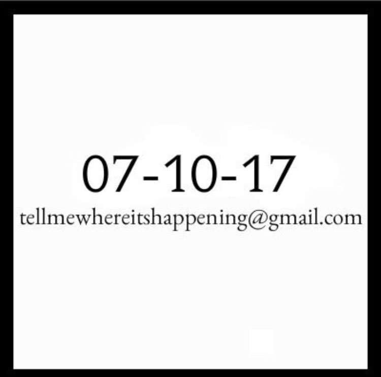 Belfast!! Last call for guest list for Next Saturdays show. Hit up the email for more details! Don't miss out. <a href="/TMWIHBELFAST/">07-10-17</a>