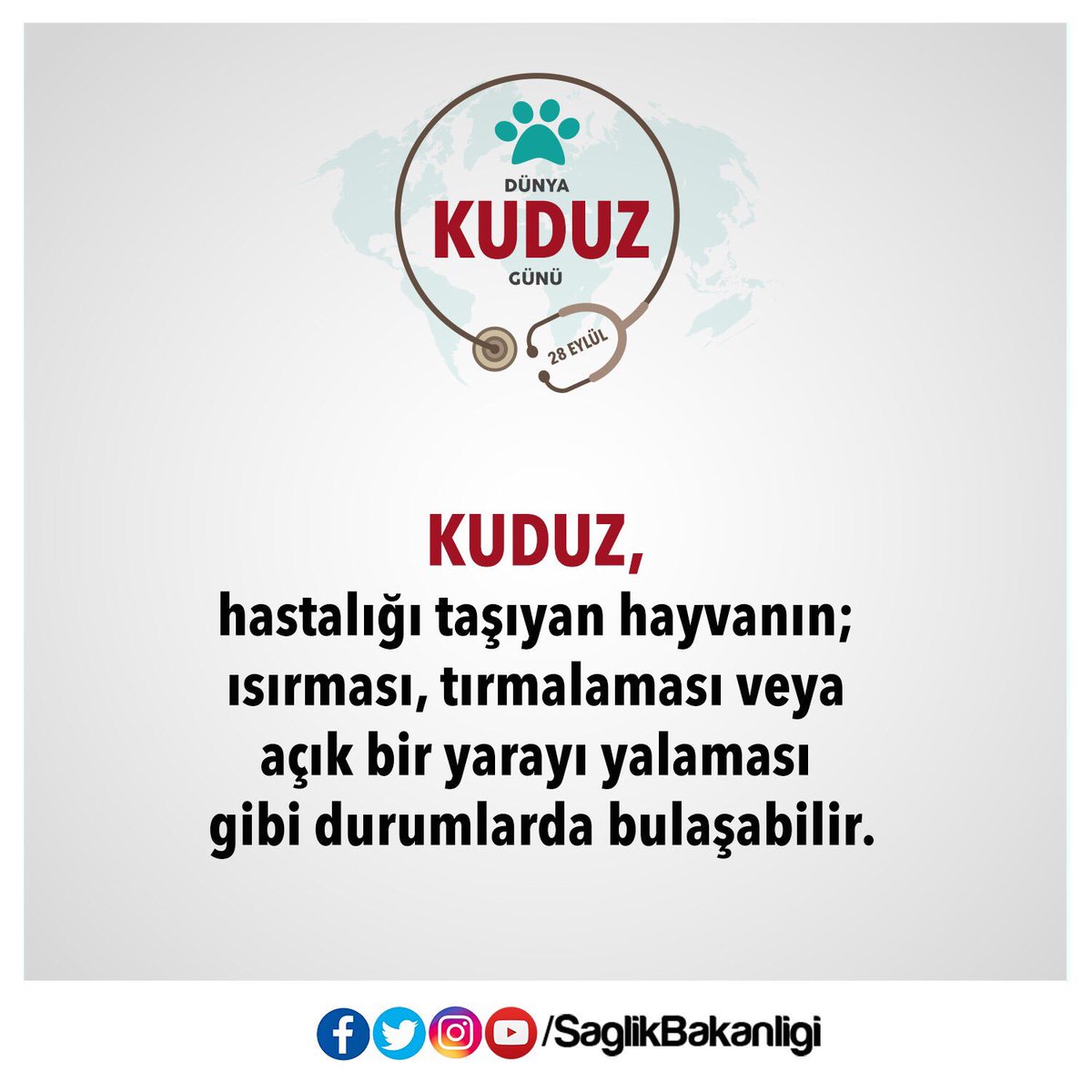 saglikbakanligi's tweet photo. #DünyaKuduzGünü https://t.co/JxvBE0klgL