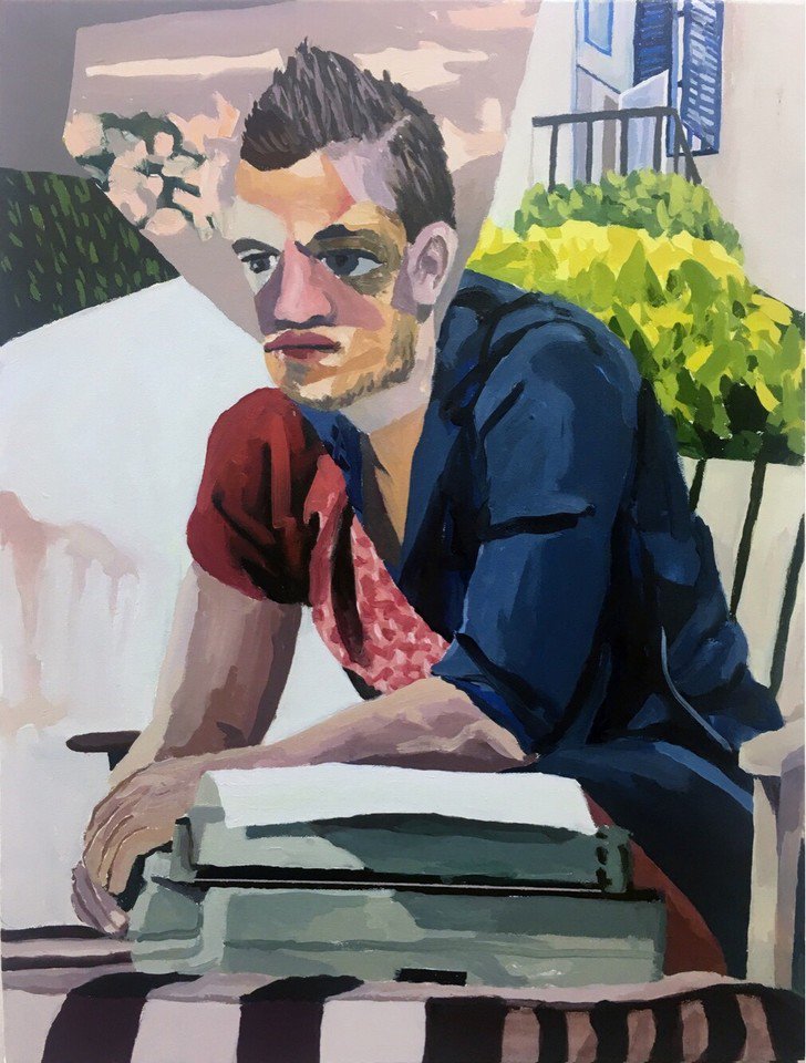 artpiaf's tweet photo. #DavidLock
Misfit (Writer)
2017
Oil on canvas
61 x 46 cm @mocalondon1 https://t.co/fAyDiP2i8E