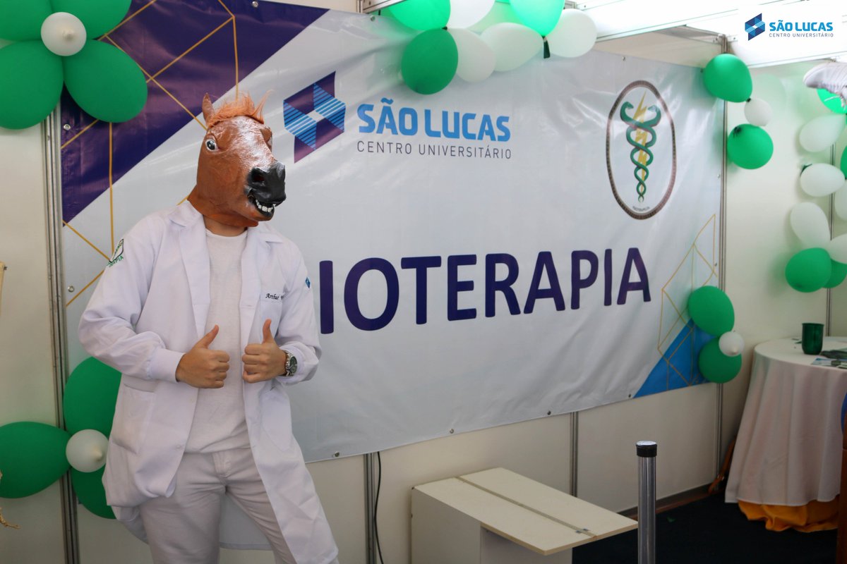 saolucasedu's tweet photo. O Cavalinho da Fisioterapia mandou avisar que hoje é o último dia de Open Day do #UNISL
Psiu! Terá o Desfile das Profissões tbm... 😜 https://t.co/mUEOI3ShA8