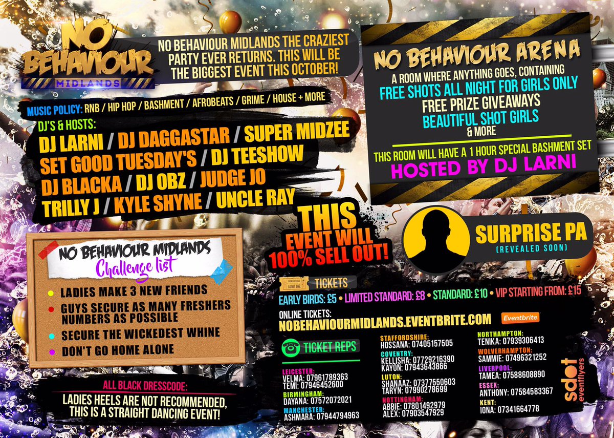 Dancer_bianca's tweet image. It's nearly that time again🎉🎉 #NoBehaviourMidlands