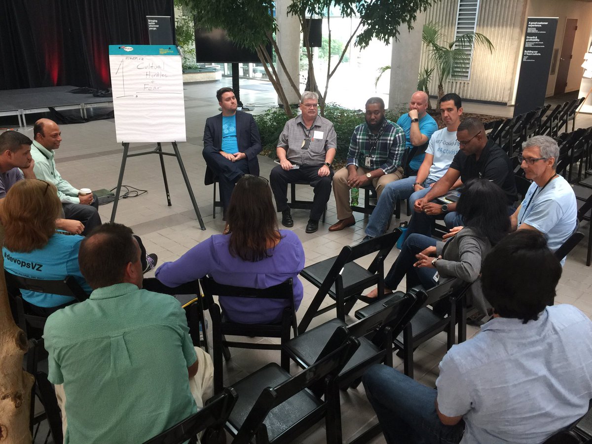 jaclyn_damiano's tweet image. VZ does open spaces: developer empowerment, virtual dojos, what&apos;s next? #devopsvz