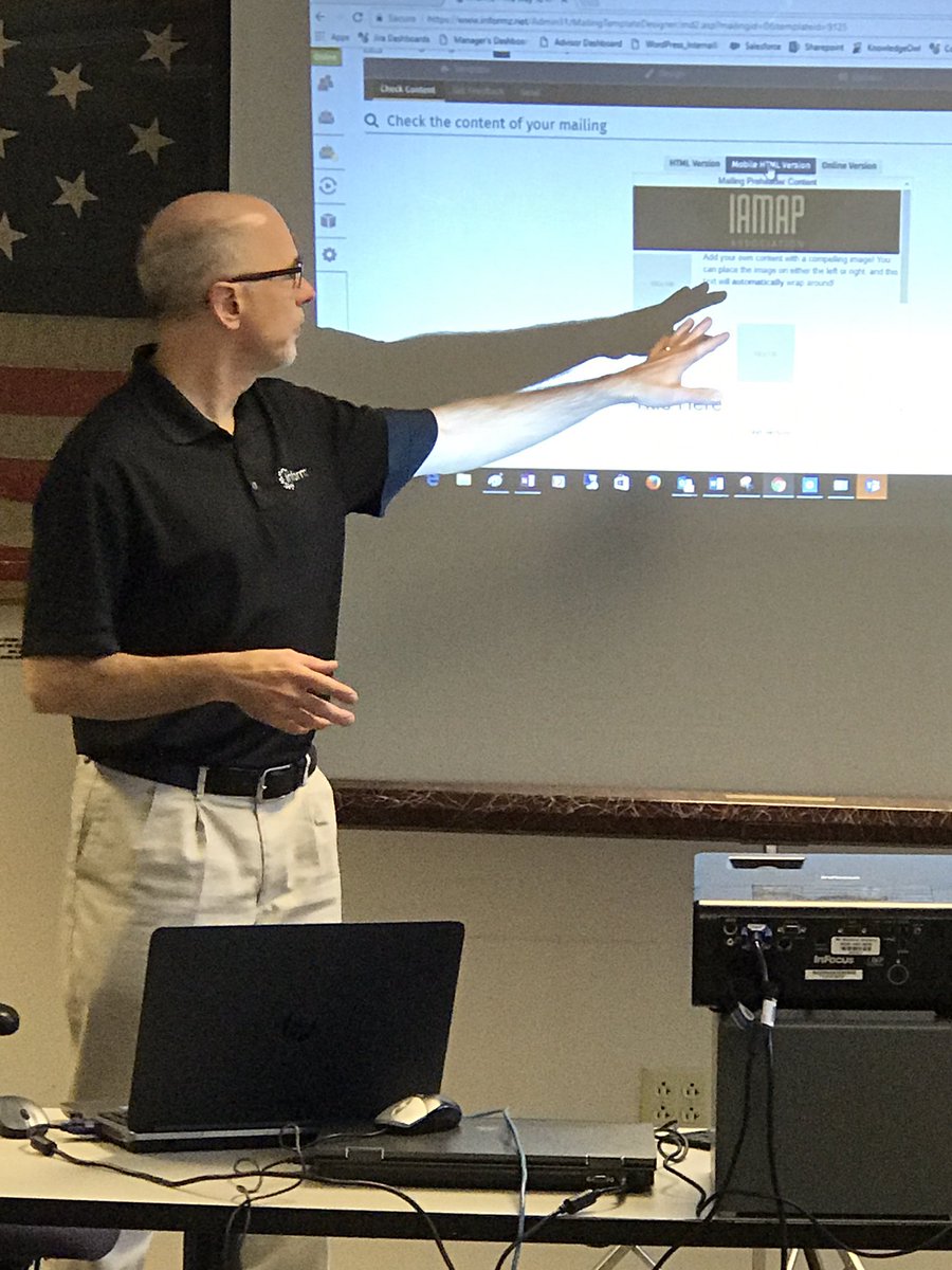 PeterNelsonHL's tweet photo. Peter kicks off #informzroadshow with our hands-on exercises. Ask him about The Reviewer sometime! @Informz https://t.co/aDVQHEBv86