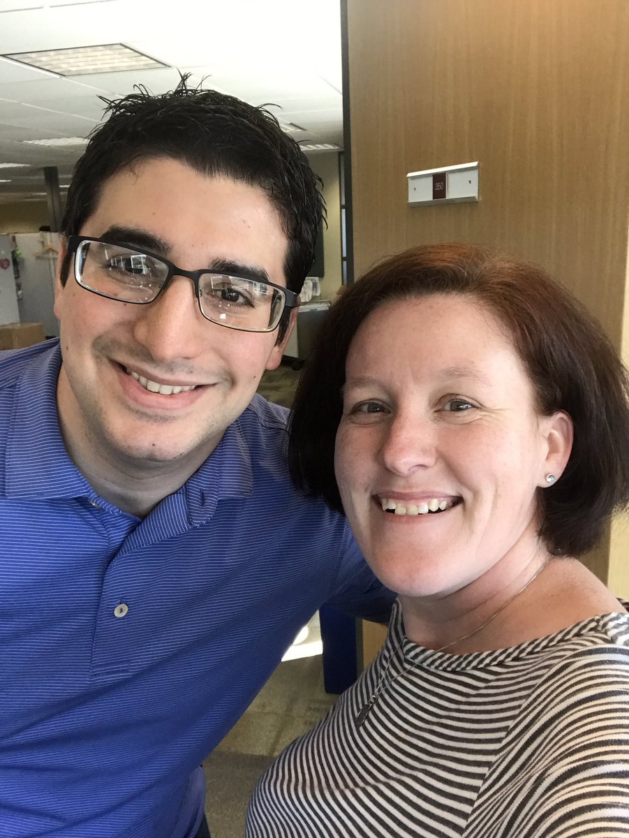 lizlovesnola's tweet photo. Special guest star in the King of Prussia office today!! Thanks for everything Steve! ⭐️🙅🏻🙌🏻 #IHXecutioNERs #OHPA https://t.co/e9URpyu8QT