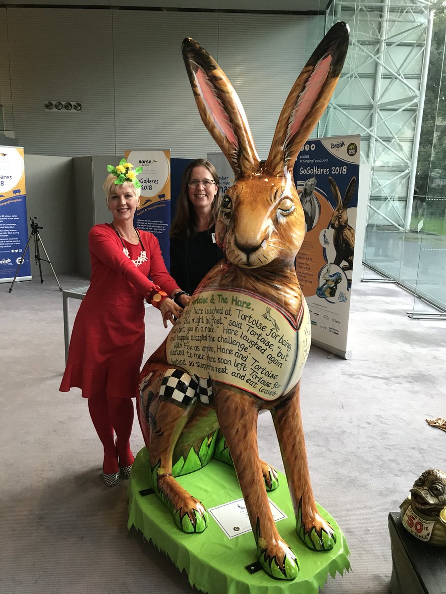 GoGoFoxysTale's tweet image. Here i am.... “Foxy’s Tale: the hare &amp;amp; tortoise had a race” (with my lovely ladies) #GGH18