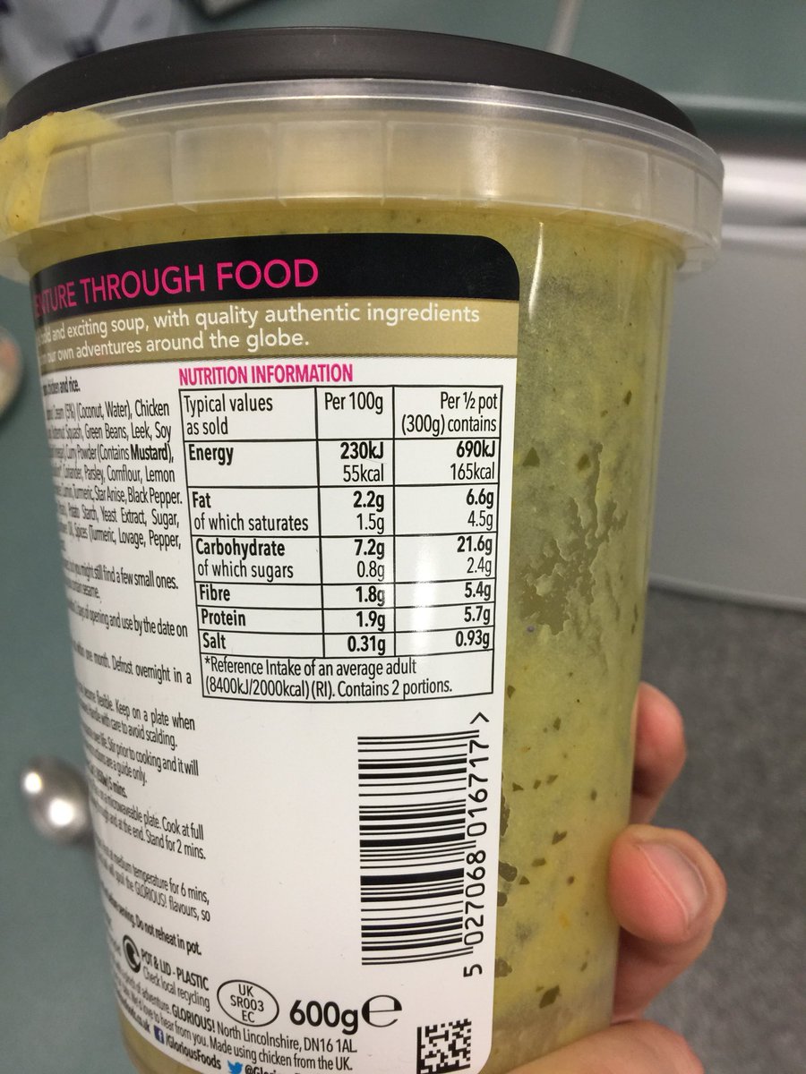 ClubSoup's tweet photo. Our second soup this week was a @GloriousFoods number. 71, quite tasty, is Parsnip a traditional ingredient?! https://t.co/H1Sokd5WaC
