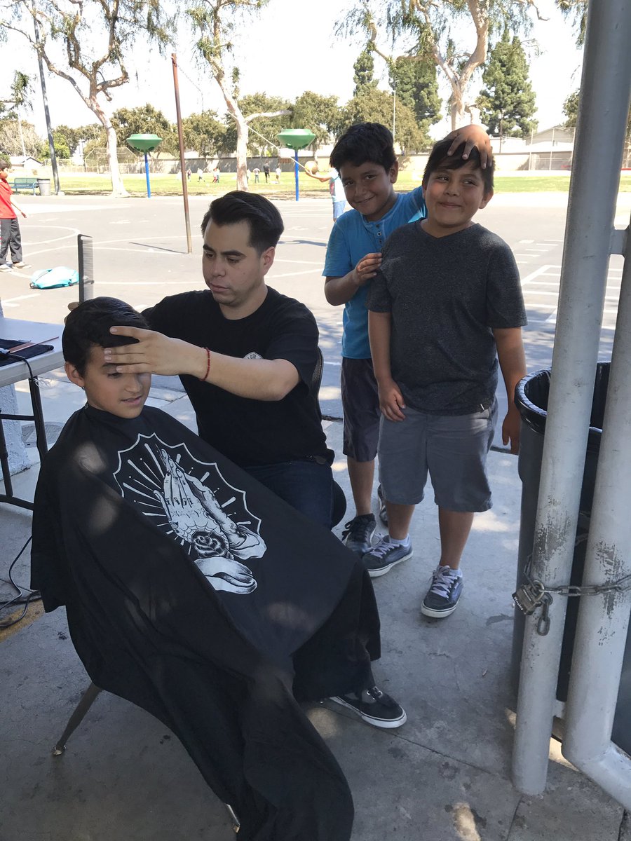 mrsstew13's tweet photo. Thank you to AMBTN Barber Shop for making our students look so handsome! OC United Rocks!!! #FSDLearns #vplions #freehaircuts #OCUnited https://t.co/Ss5Ar72k4e