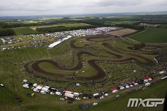 Así luce la pista de la final desde Winchester. #MXGP
