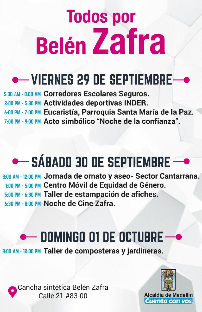gioruiz32's tweet photo. Fin de semana para acompañar a la comunidad de Zafra con toda nuestra oferta institucional @AlcaldiadeMed AlcaldiadeMed #TodosPorZafra https://t.co/Hnq57mLeSC
