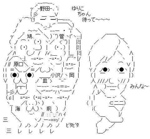 顔文字 アスキーアート