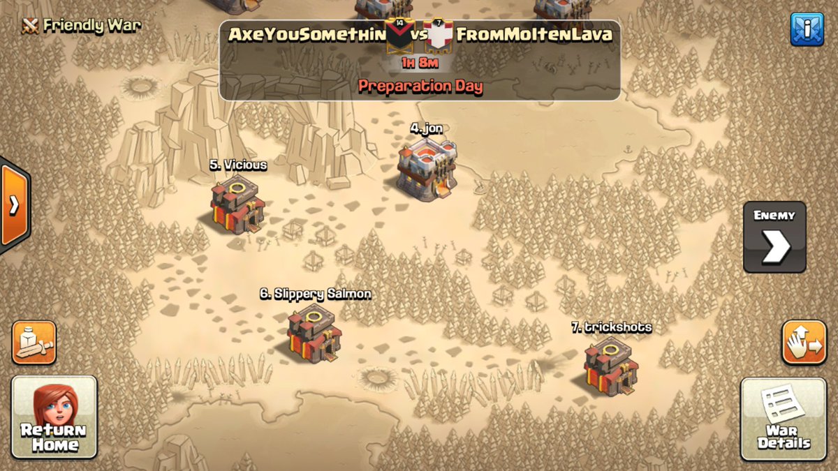 We meet again... Big match for our playoff chances in <a href="/MinerLeagueCW/">MLCW</a>. Best of luck old friends <a href="/FMLCoC/">FromMoltenLava</a>