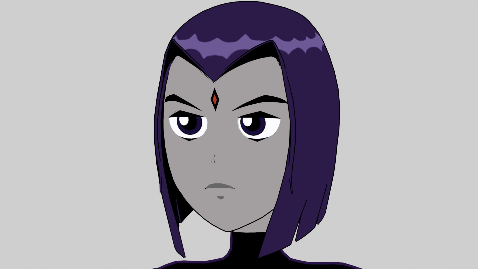 teen titans raven no hood