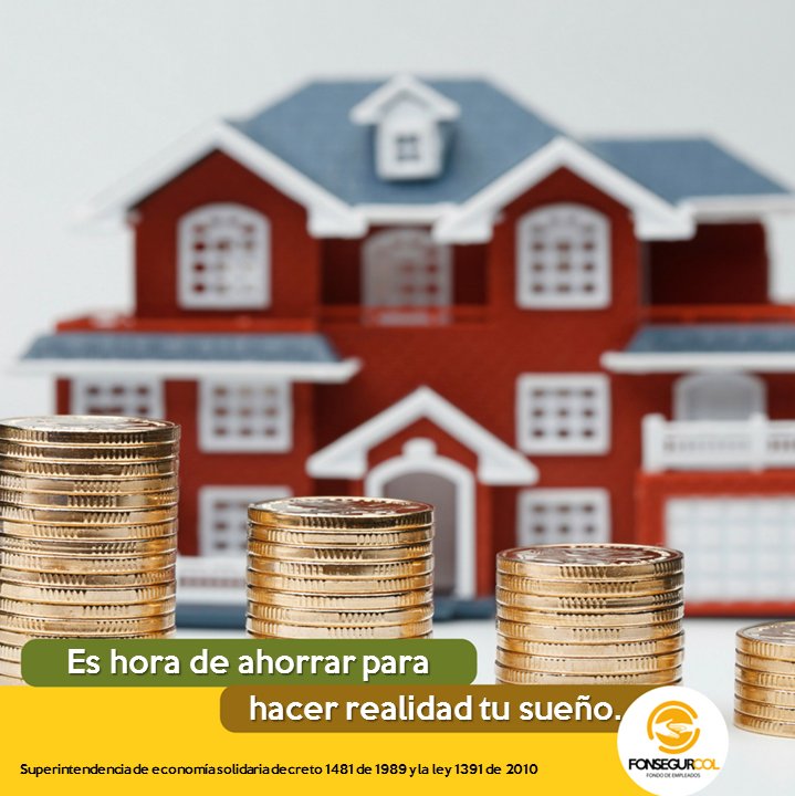fonsegurcol1's tweet photo. ¿Pensando en ahorrar para tener tu #casa?
Síguenos y entérate muy pronto cómo lo haremos posible para ti y tu familia https://t.co/Qg0TBPwXZy