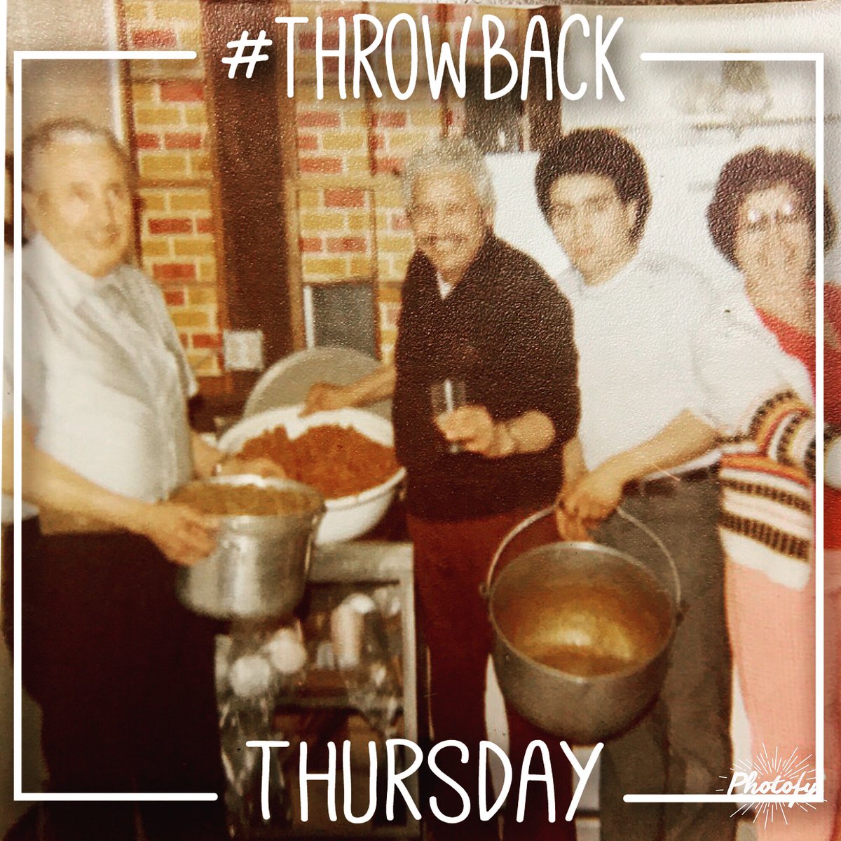 When Gramma knows you'll be Head chef one day, so she sends her kids to teach you the authentic recipes! #ThrowbackThursday #HeadChefCharlie