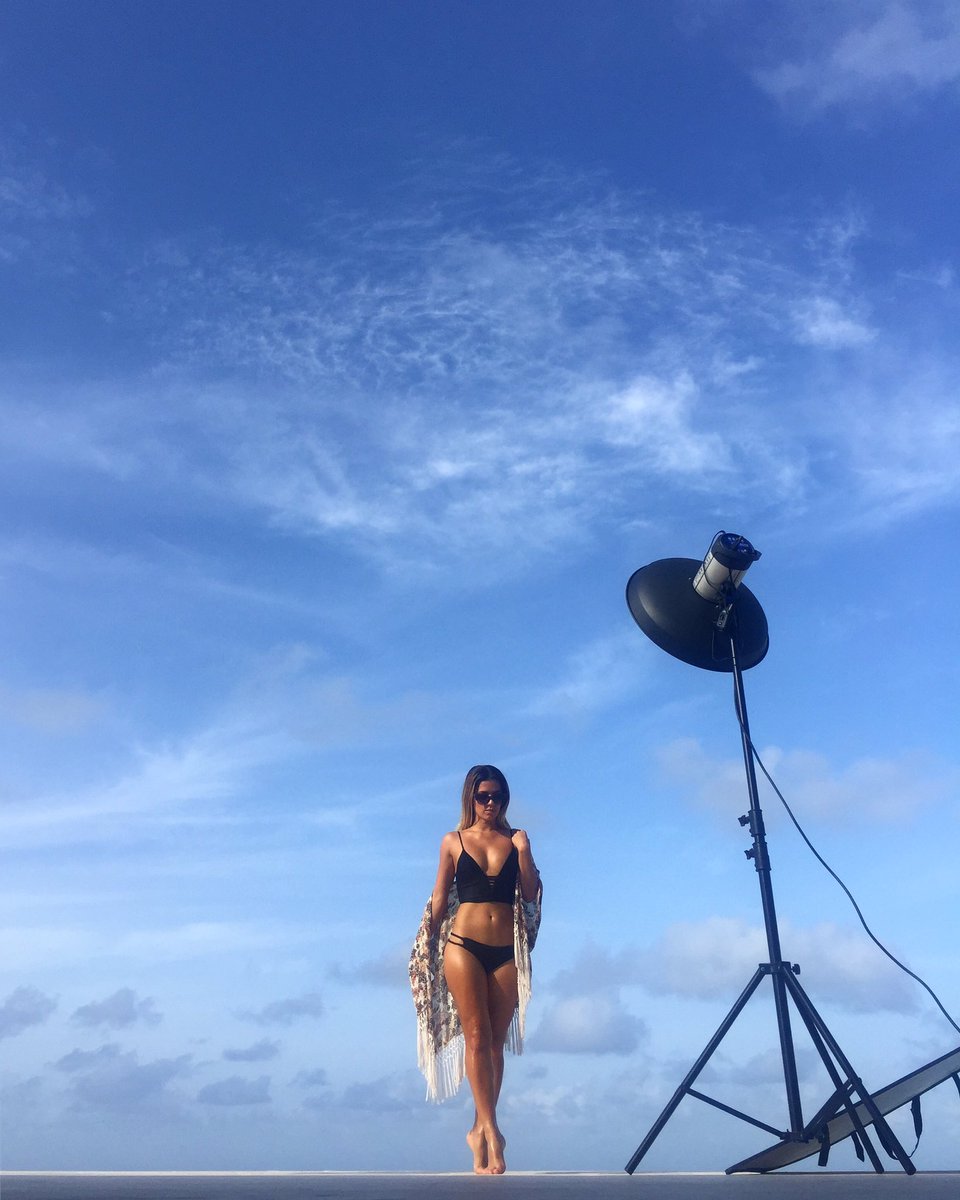 IvyLaMae's tweet photo. Shooting by the beach... #work #canarock #puntacana #bavaro https://t.co/Q5eDVXC59y
