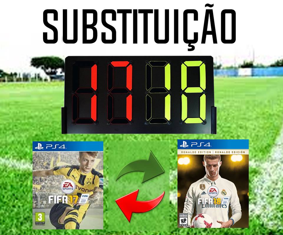 TNTSportsBR's tweet photo. SEJA BEM-VINDO, FIFA 18! https://t.co/CqCkhyLReN