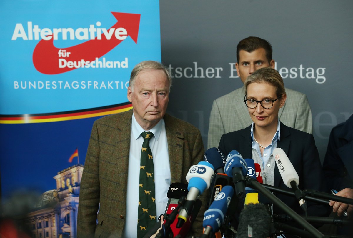 EpocaMundo's tweet image. Racha na largada mostra os limites do partido de extrema-direita da Alemanha glo.bo/2fUTsS1