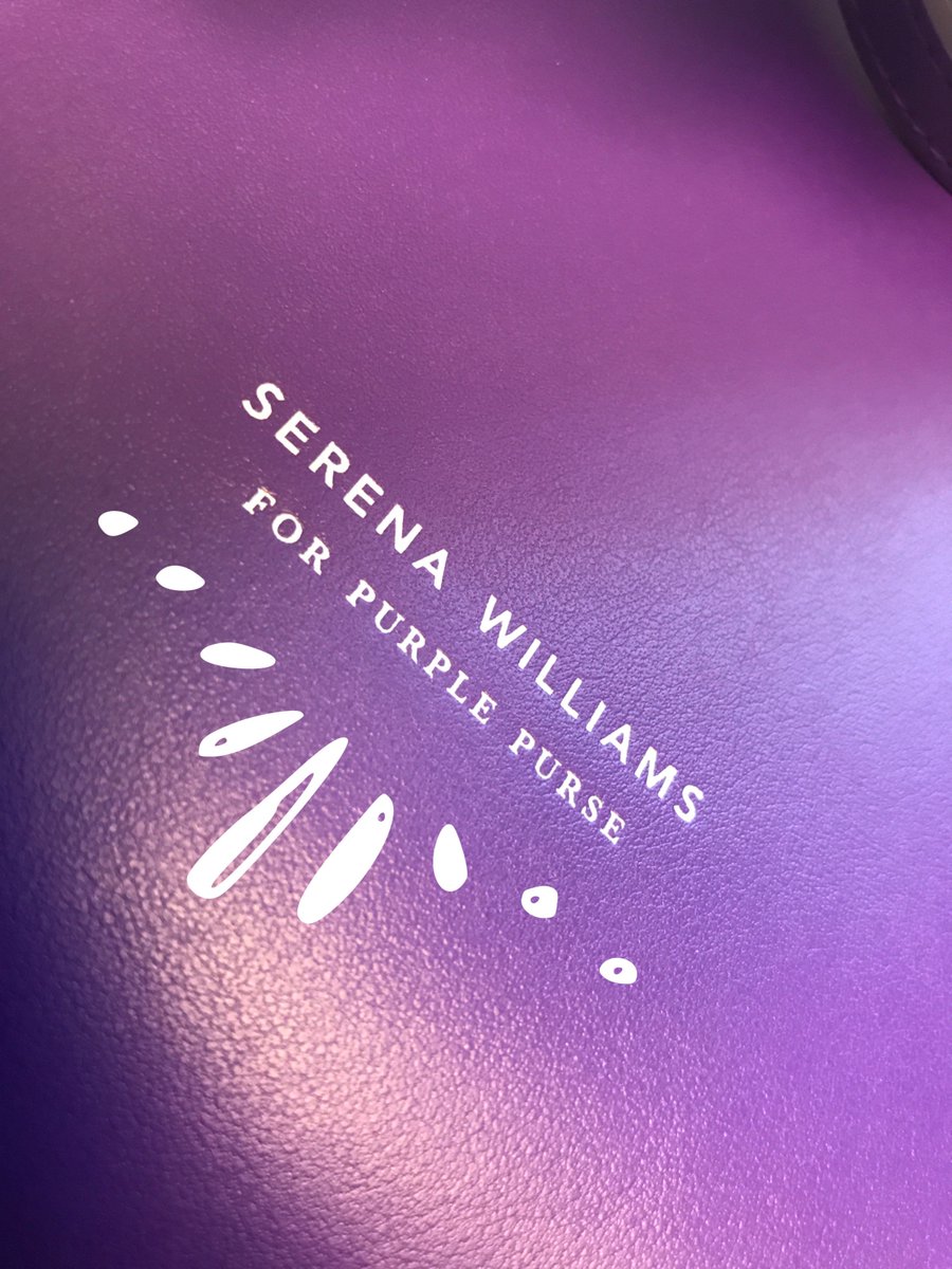 Image result for Serena Williams Purple Purse