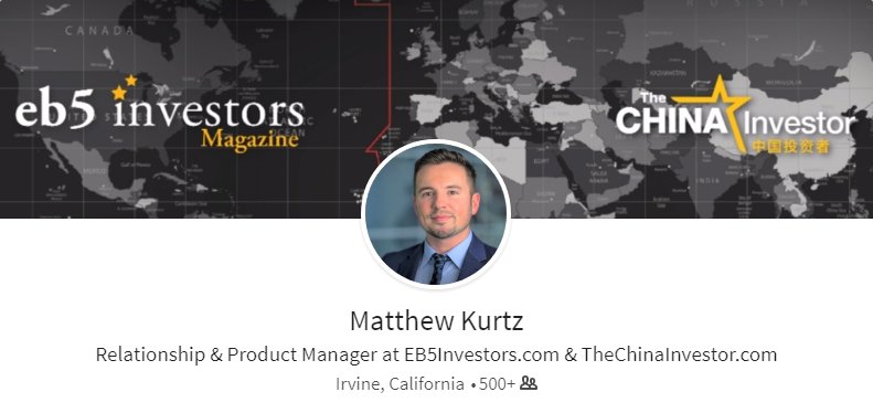 Connect w/ me on LinkedIn for the latest Global EB-5 Branding Opportunities! linkedin.com/in/matthew-kur… #eb5 #investment #immigration