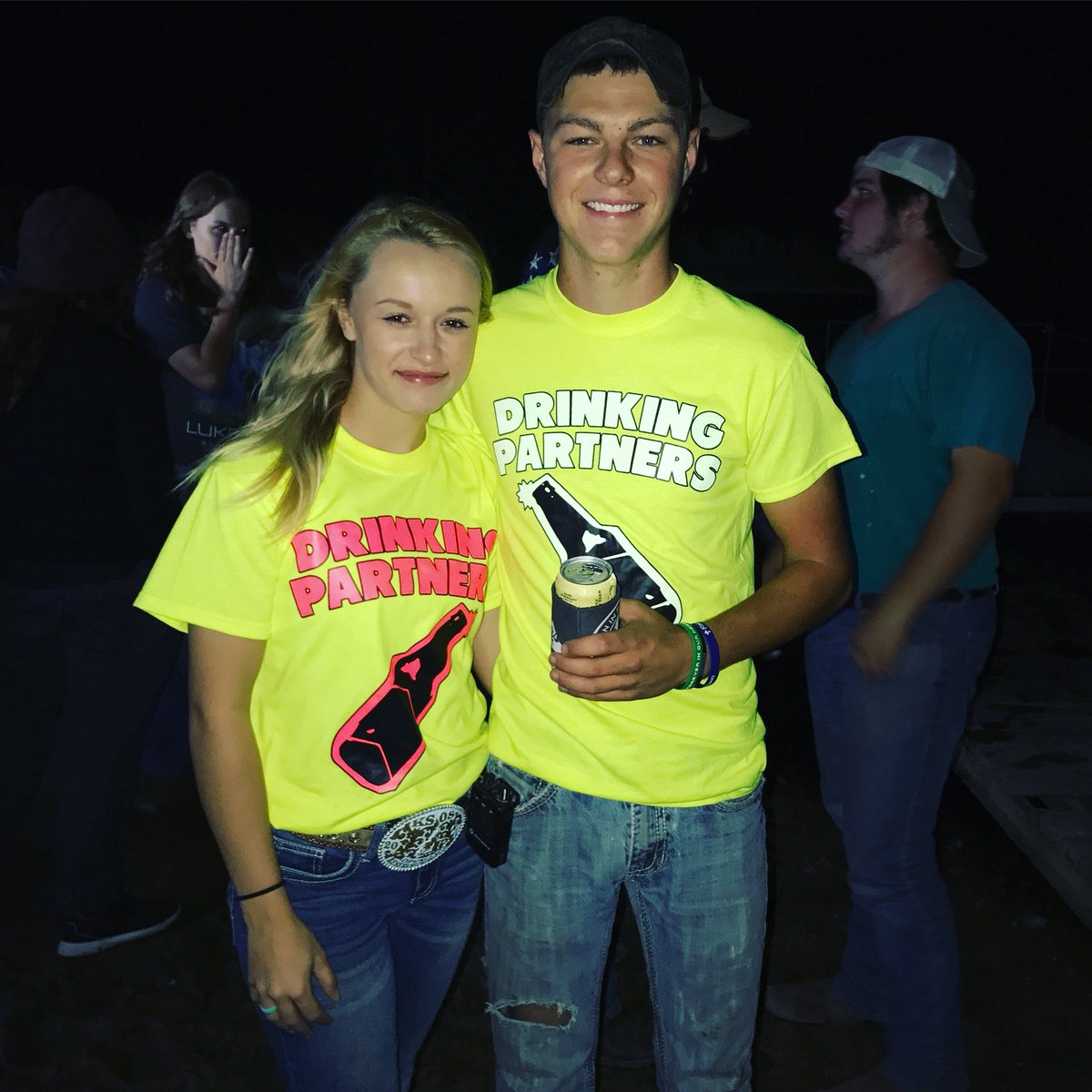 LaramieCaite12's tweet photo. Sometimes I can’t believe I have this amazin’ man. God sure made me a lucky girl! #DrinkinPartners https://t.co/QWrl3b8IOW
